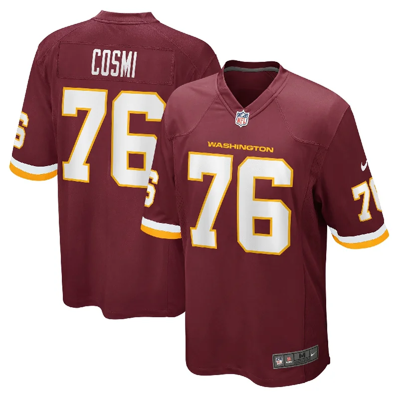 Classic Soccer Jersey-Sam Cosmi Washington Football Team Jersey - Burgundy