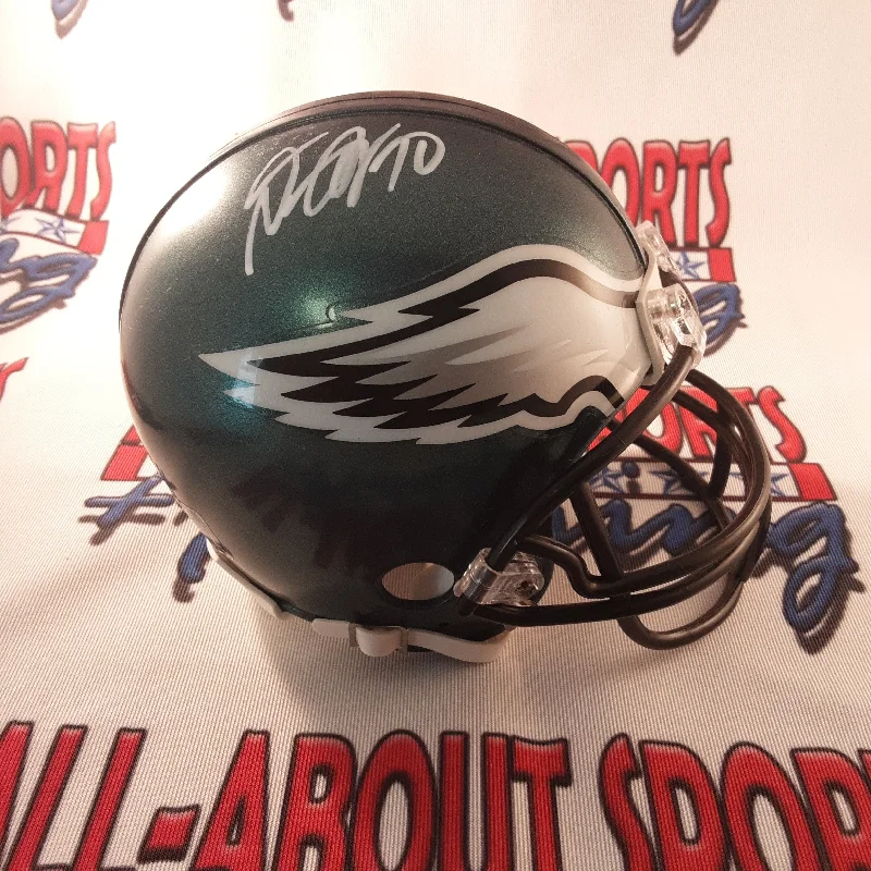 Black Football Helmet-DeSean Jackson Authentic Signed Autographed Mini Helmet JSA.