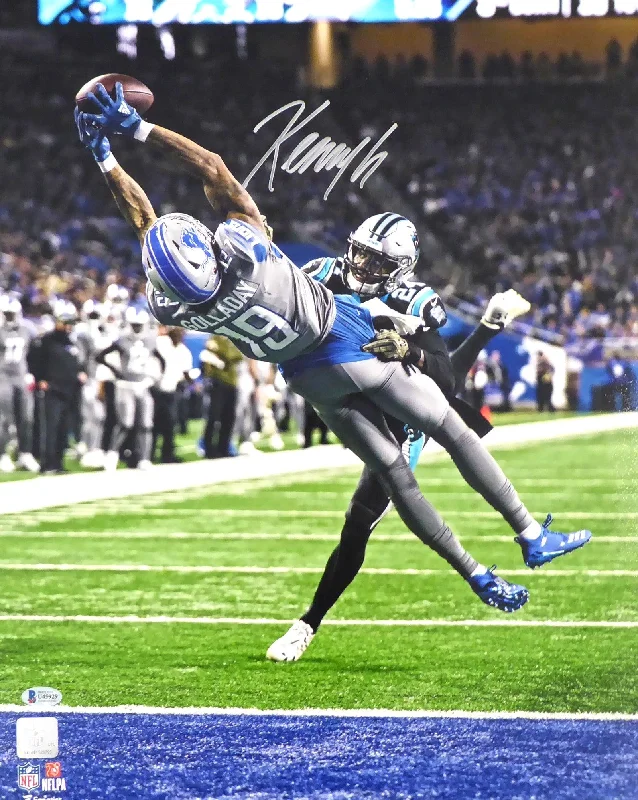 Neon Football Helmet-Kenny Golladay Autographed 16x20 Photo Detroit Lions Beckett BAS Stock #177656