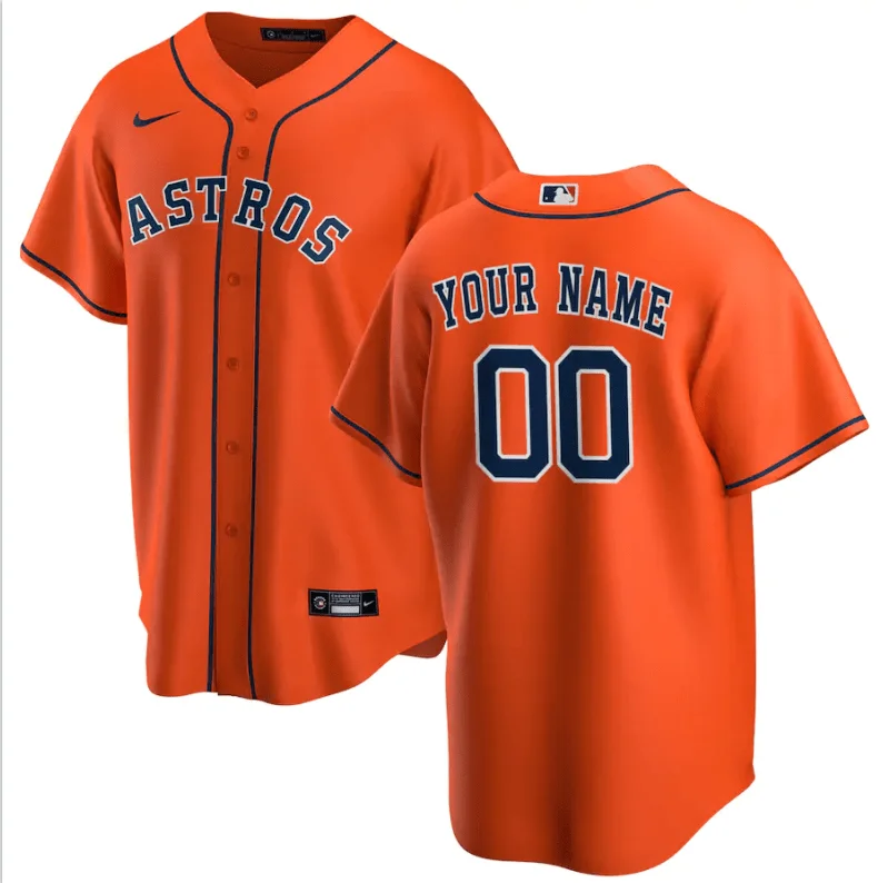 Two-Tone Baseball Jersey-Houston Astros Jerseys