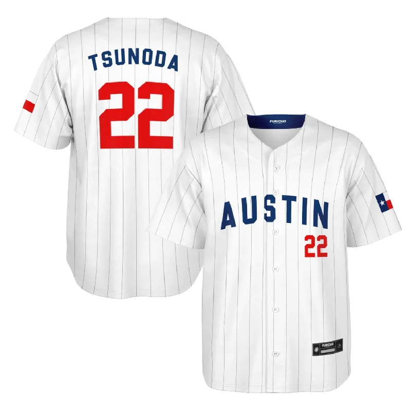 Youth Baseball Jersey-Tsunoda - Lone Star Jersey