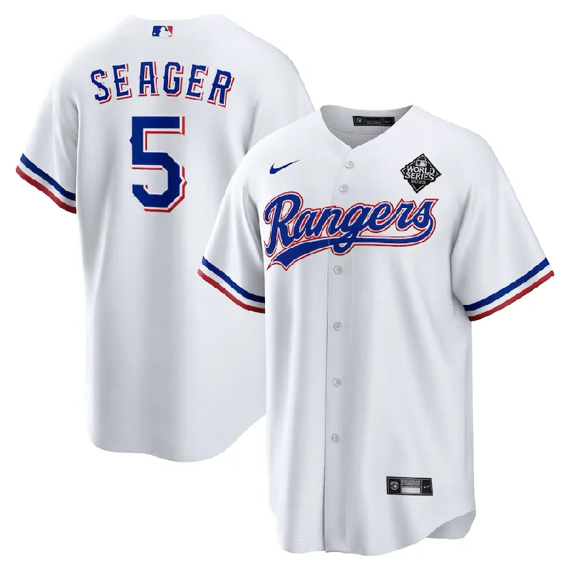 Matte Baseball Jersey-Corey Seager Texas Rangers World Series Jerseys