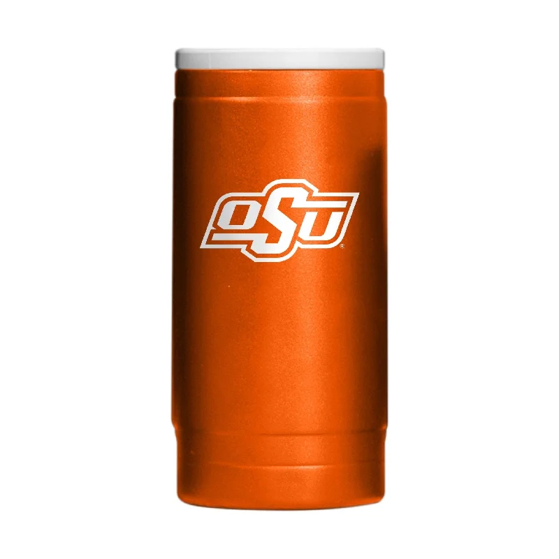 Camping Team Mug-Oklahoma State Flipside Powder Coat Slim Can Coolie