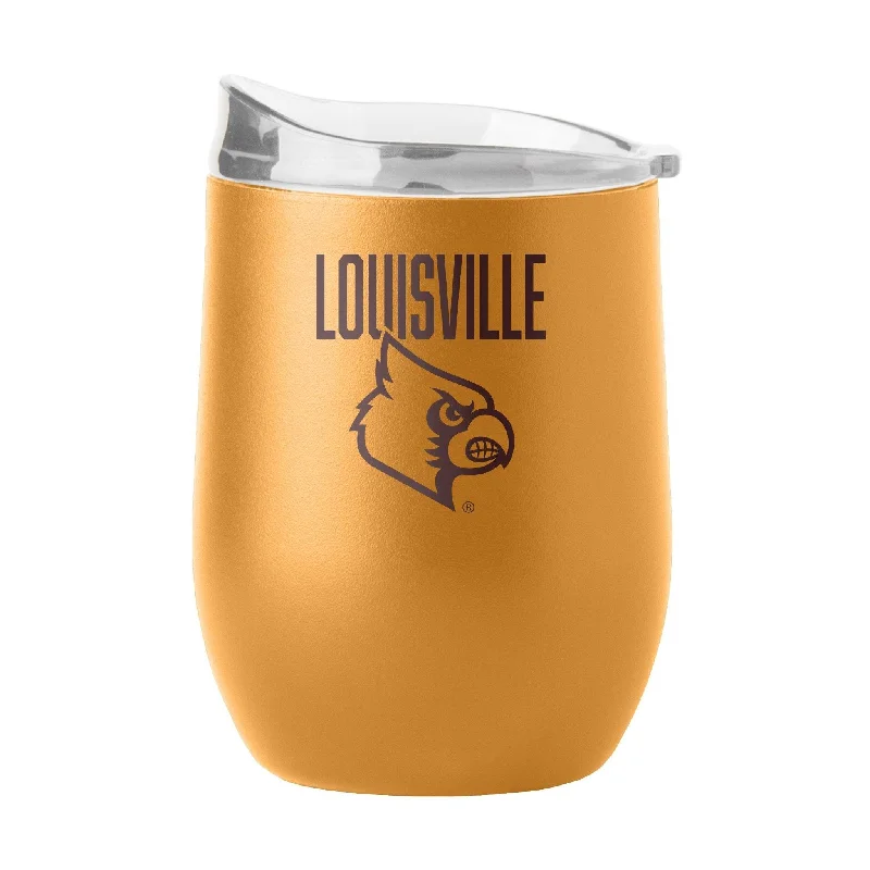 Cartoon Team Mug-Louisville 16oz Huddle Powder Coat Curved Beverage