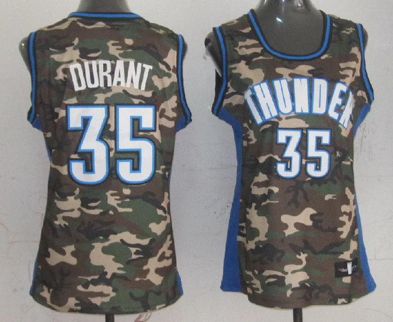 Club Basketball Jersey-Thunder 35 Durant New Revolution 30 Women Basketball Jersey