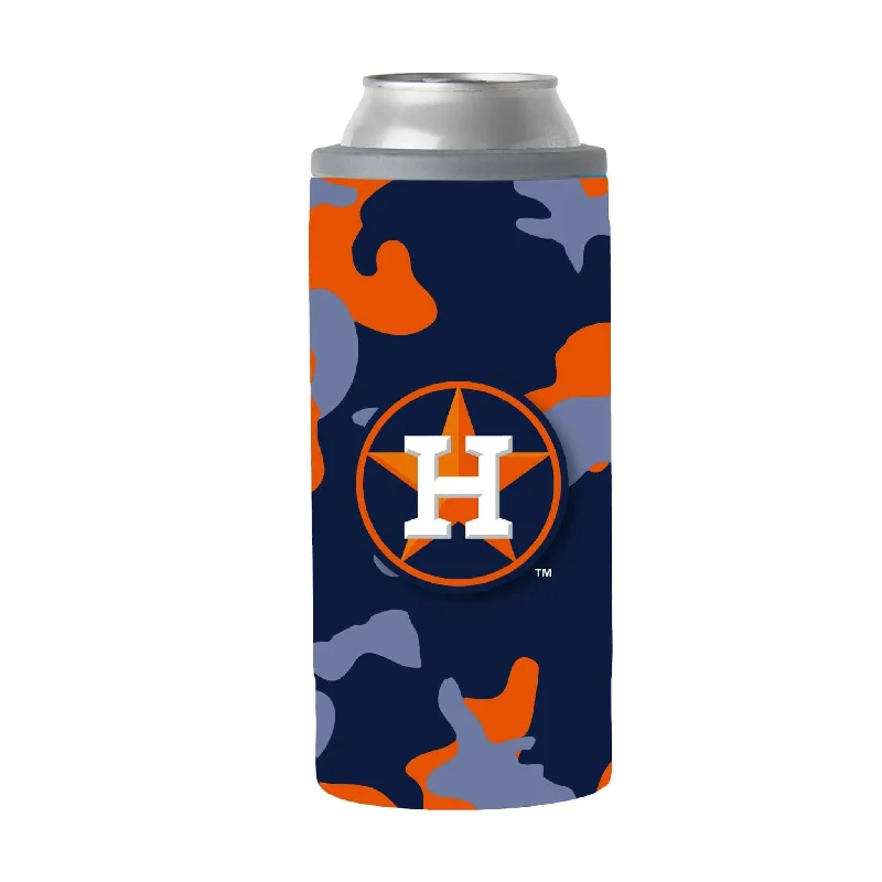 Gift Team Mug-Houston Astros 12oz Camo Slim Can Coolie