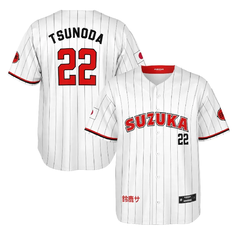 Fan Edition Baseball Jersey-Tsunoda - Suzuka City Jersey