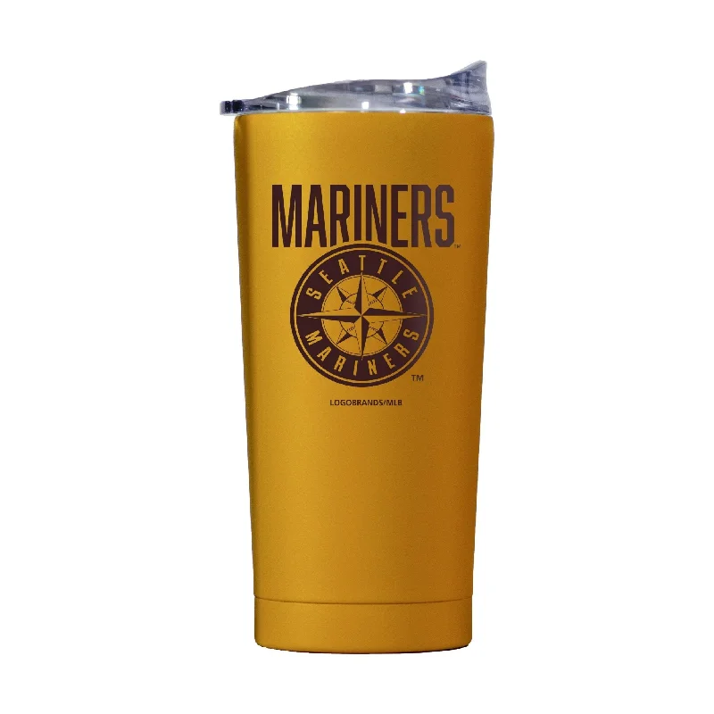 Gift Team Mug-Seattle Mariners 20oz Huddle Powder Coat Tumbler