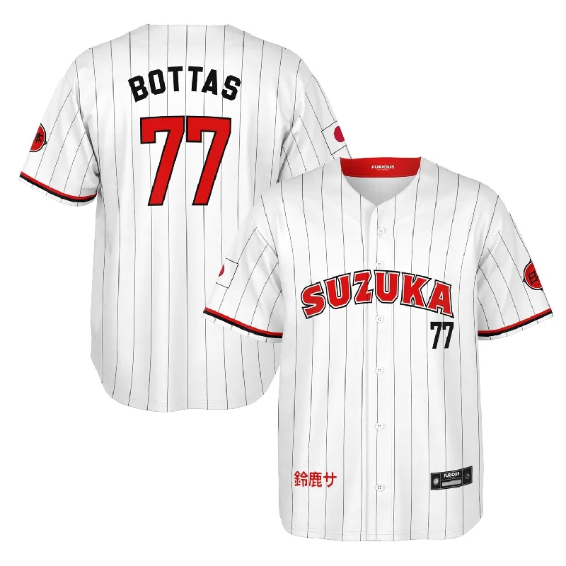 Polyester Baseball Jersey-Bottas - Suzuka City Jersey