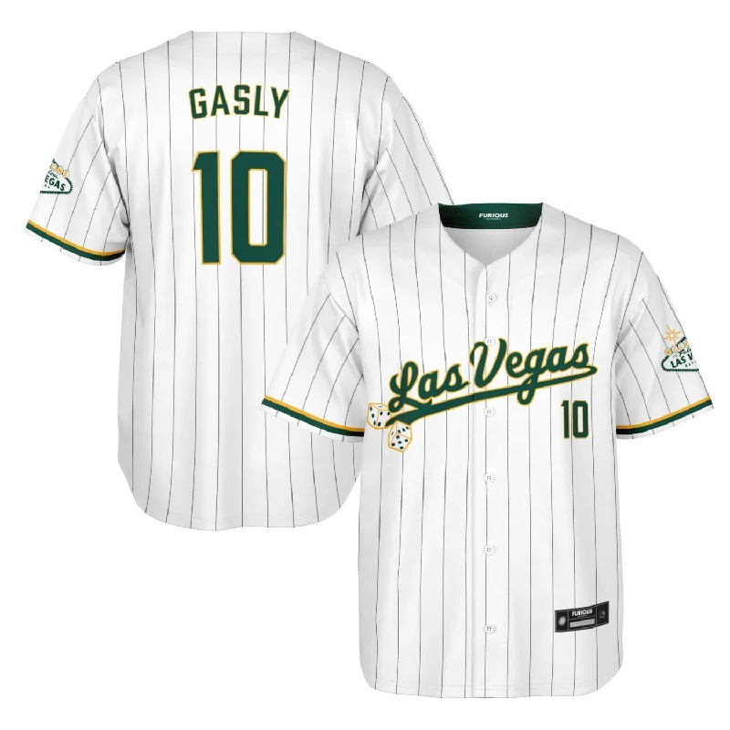 Red Baseball Jersey-Gasly - Las Vegas Home Jersey