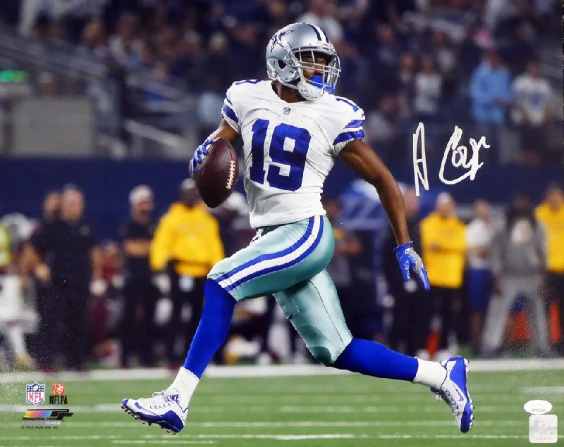 High-Tech Football Helmet-Amari Cooper Autographed 16x20 Photo Dallas Cowboys JSA Stock #144631