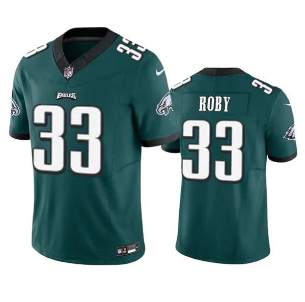 Red Soccer Jersey-Men's Philadelphia Eagles #33 Bradley Roby Green 2023 F.U.S.E. Untouchable Limited Football Stitched Jersey