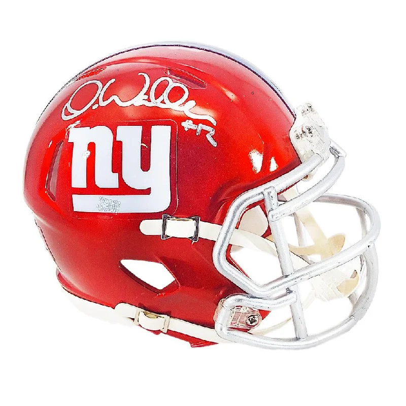 Ultra Durable Football Helmet-Darren Waller Signed New York Giants Flash Speed Mini Football Helmet (JSA)