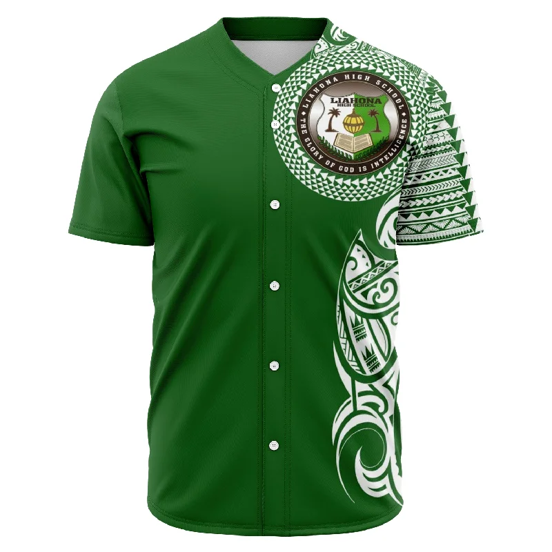 Throwback Baseball Jersey-Liahona High School Baseball Jersey - Liahona Shirt