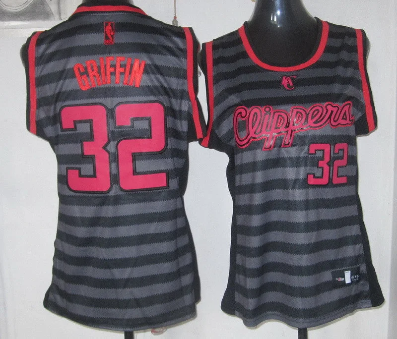 Sublimated Basketball Jersey-Clippers 32 Griffin Groove Swingman Women Basketball Jersey