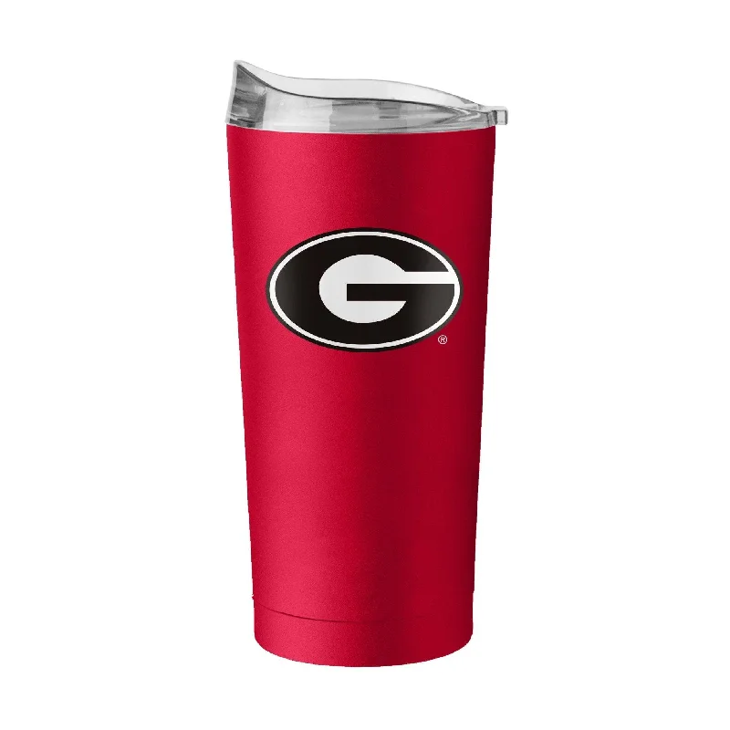 Glass Team Mug-Georgia 20oz Flipside Powder Coat Tumbler