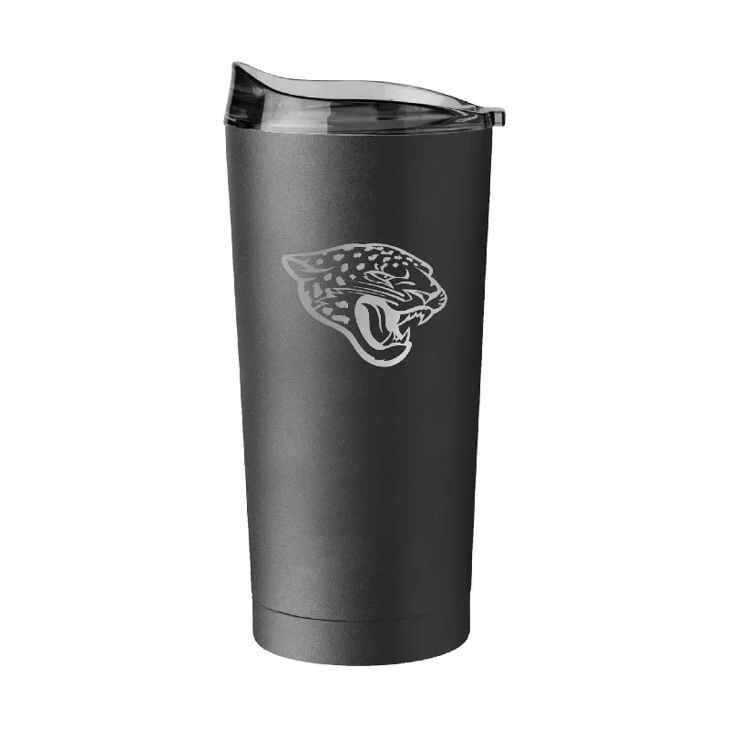 Rugby Team Mug-Jacksonville Jaguars 20oz Etch Black Powder Coat Tumbler