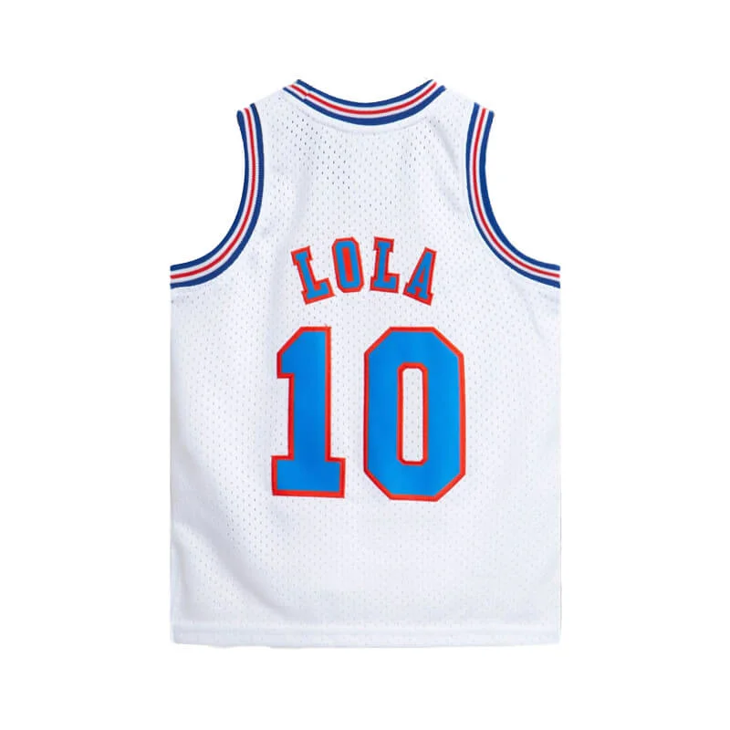 Sustainable Basketball Jersey-Lola Bunny Space Jam Jersey Youth - Kids Movie Jersey