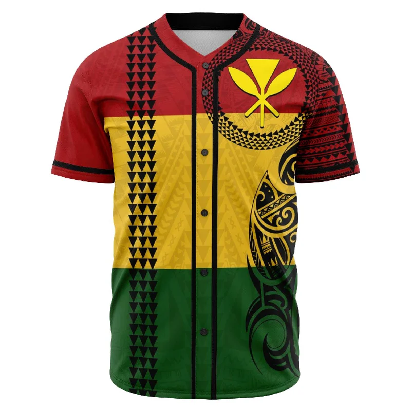 Stylish Baseball Jersey-Kanaka Maoli Hawaii Baseball Jersey