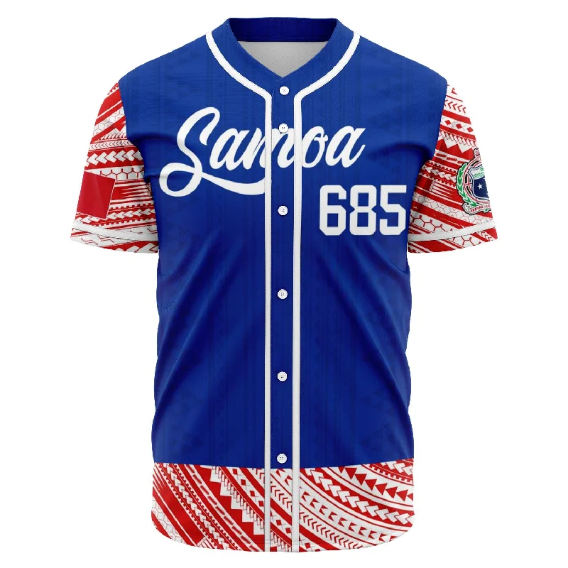 College Baseball Jersey-Samoa 685 Baseball Jersey 1