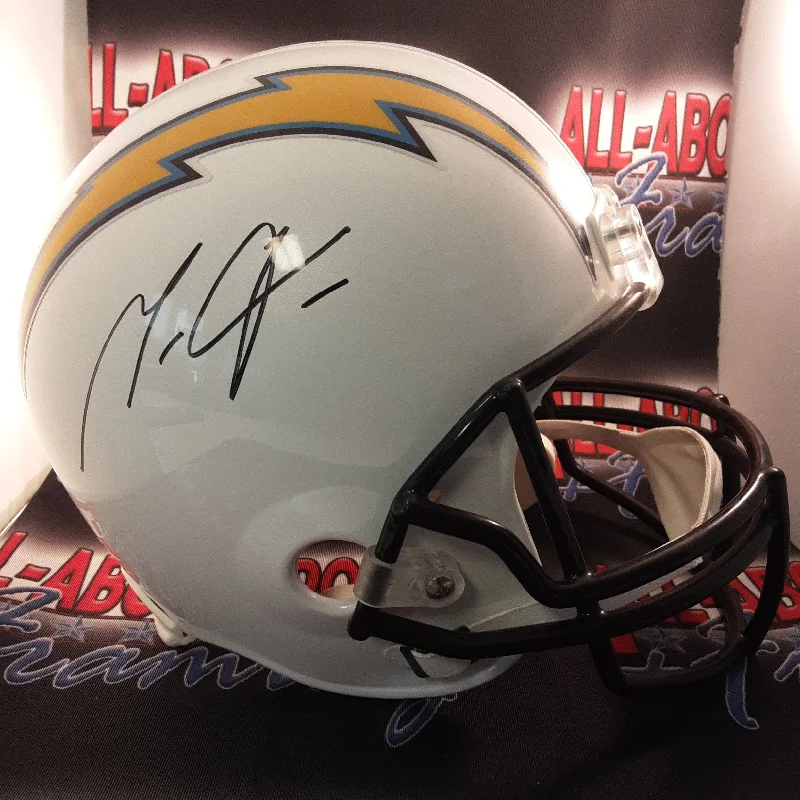 Helmet with Speaker System-Melvin Gordon Authentic Signed Autographed Full-size Replica Helmet JSA-