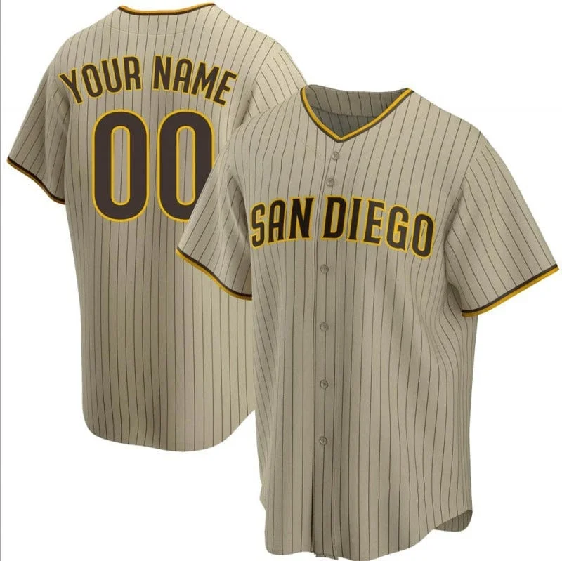 Short Sleeve Baseball Jersey-San Diego Padres Jerseys