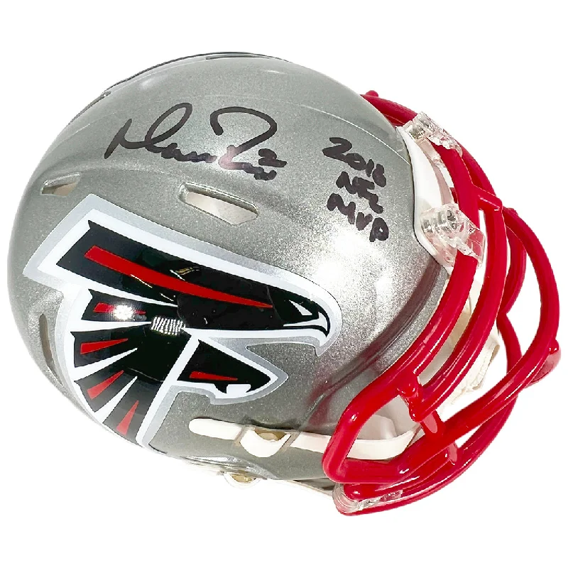 Clear Visor Football Helmet-Matt Ryan Signed 2016 NFL MVP Inscription Atlanta Falcons Flash Speed Mini Football Helmet (Beckett)