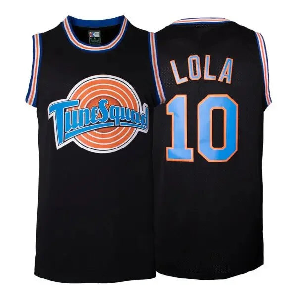 Teal Basketball Jersey-Black Lola Bunny Space Jam Jersey - Tune Squad Gear