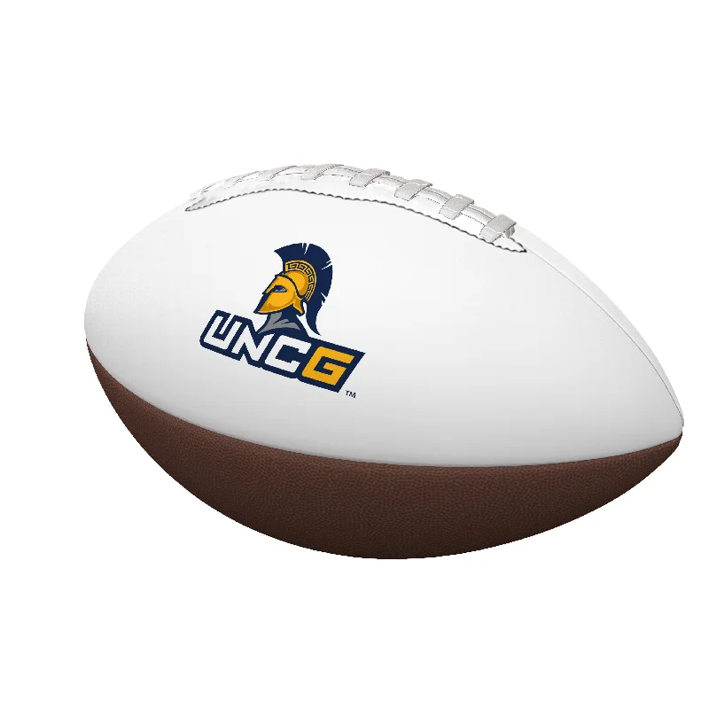 Textured Rugby Ball-UNC Greensboro Full Size Autograph Football