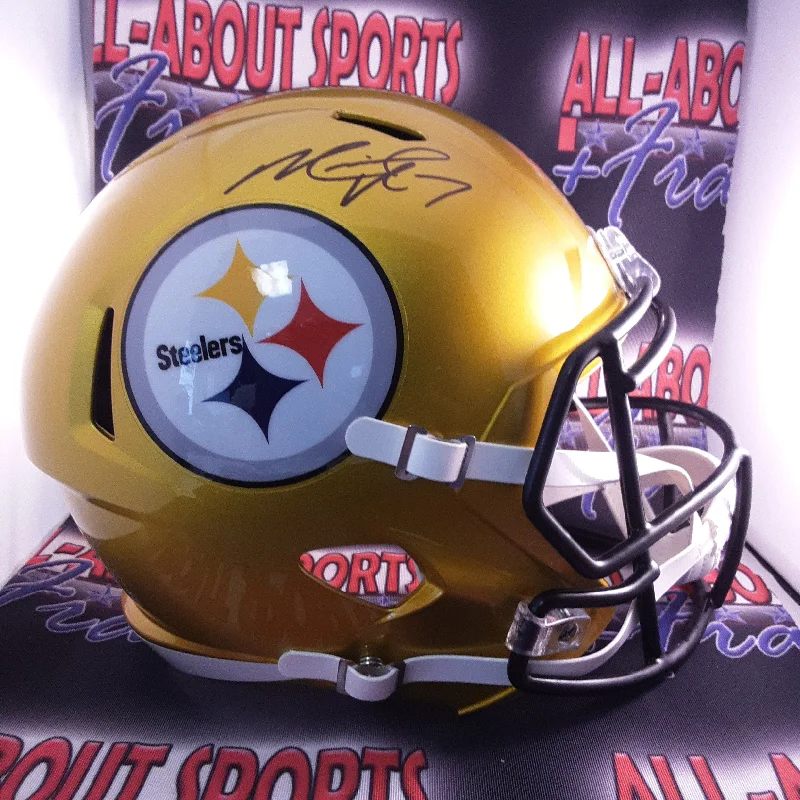 Sustainable Football Helmet-Michael Vick Authentic Signed Autographed Full-size Replica Helmet JSA