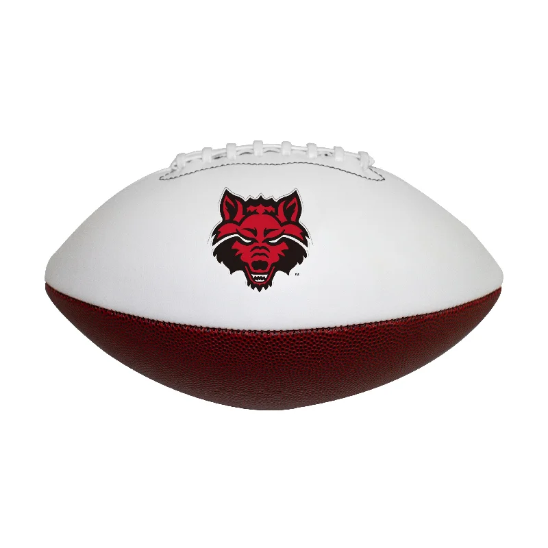 Fan Edition Rugby Ball-Arkansas State Official-Size Autograph Football