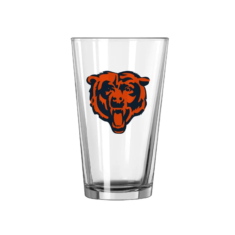 Fan Edition Team Mug-Chicago Bears 16oz Logo Pint Glass