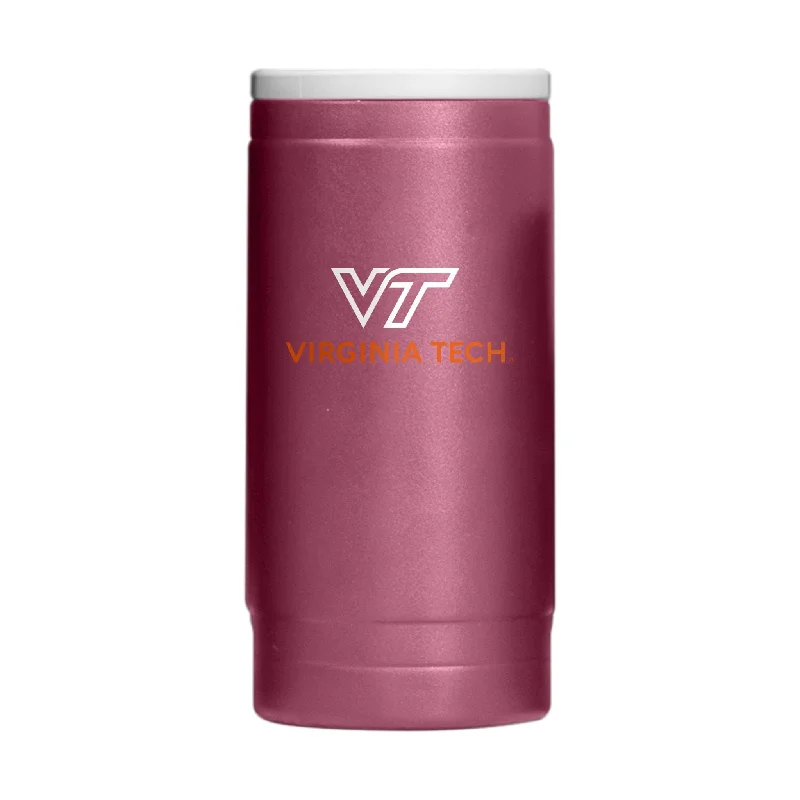 Glossy Finish Team Mug-Virginia Tech Flipside Powder Coat Slim Can Coolie