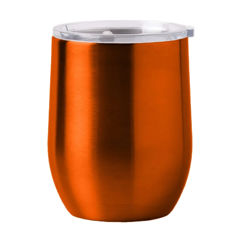 Ceramic Team Mug-Plain Orange 16oz Stainless Curved Beverage