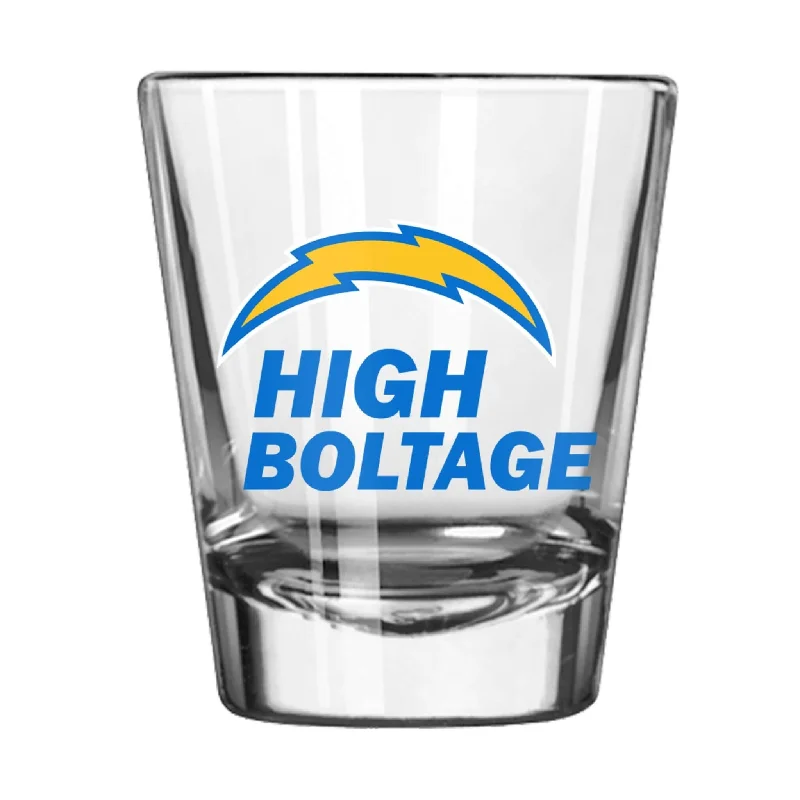 Matte Finish Team Mug-Los Angeles Chargers 2oz High Boltage Shot Glass