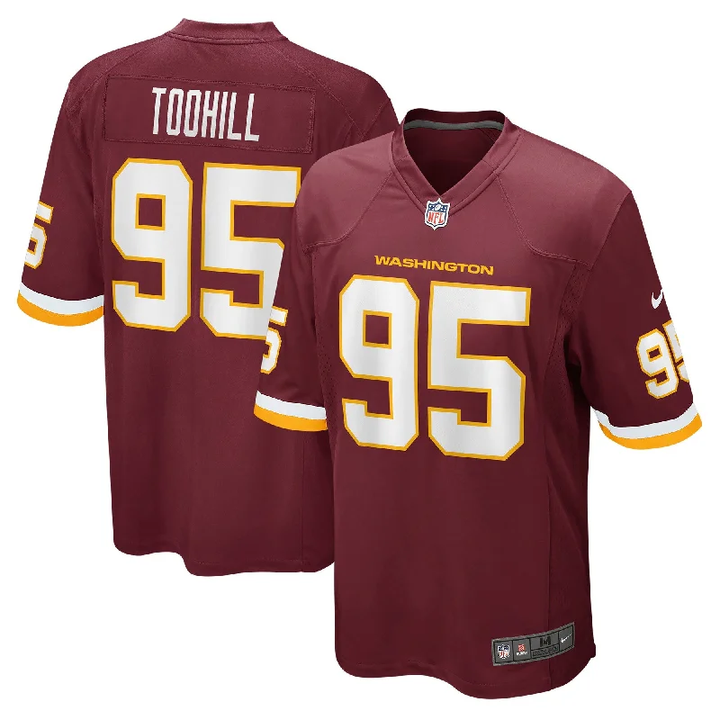 Stylish Soccer Jersey-Casey Toohill Washington Football Team Jersey - Burgundy