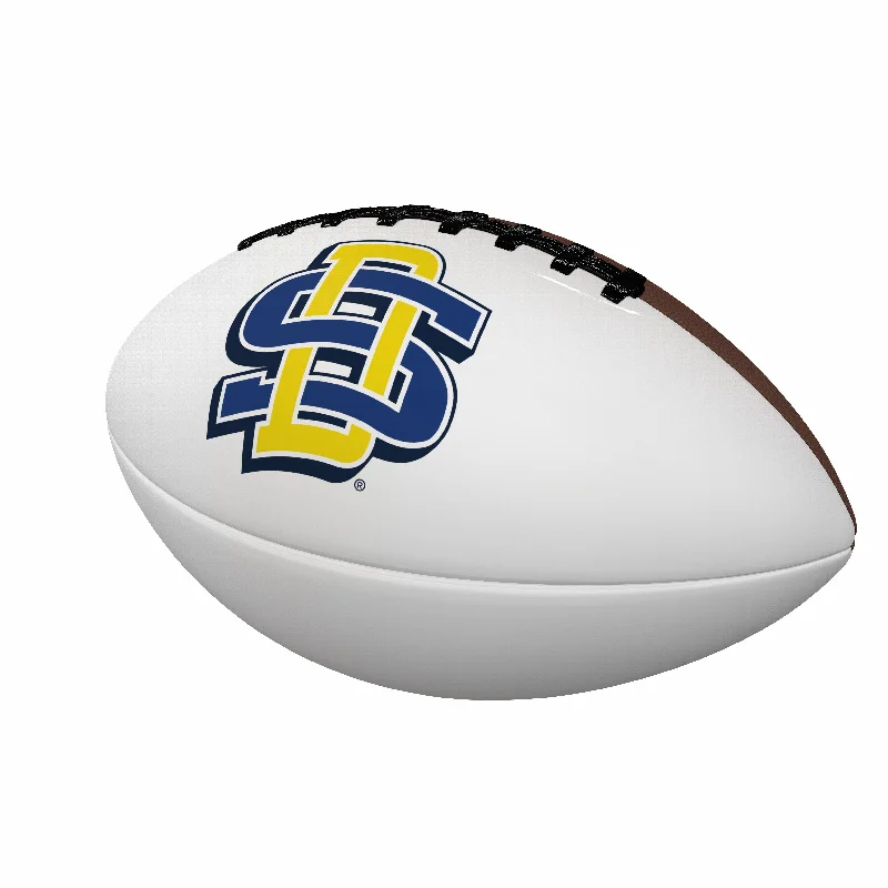 Gold Rugby Ball-South Dakota State Official-Size Autograph Football