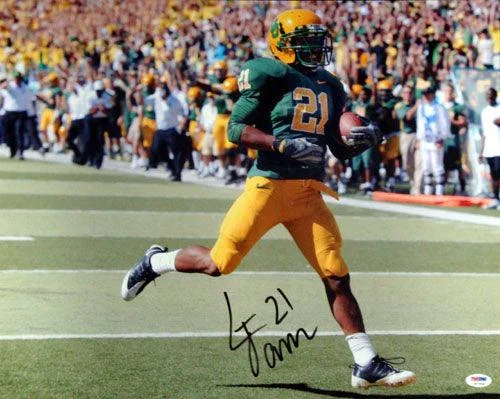 Tactical Football Helmet-LaMichael James Autographed 16x20 Photo Oregon Ducks PSA/DNA RookieGraph Stock #22768