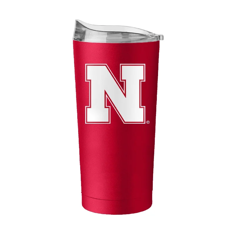 Basketball Team Mug-Nebraska 20oz Flipside Powder Coat Tumbler