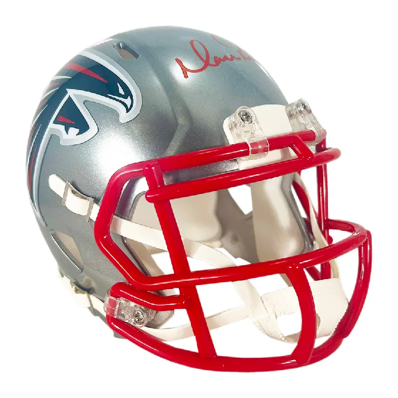 Open Face Football Helmet-Matt Ryan Signed Atlanta Falcons Flash Mini Football Helmet (Beckett)