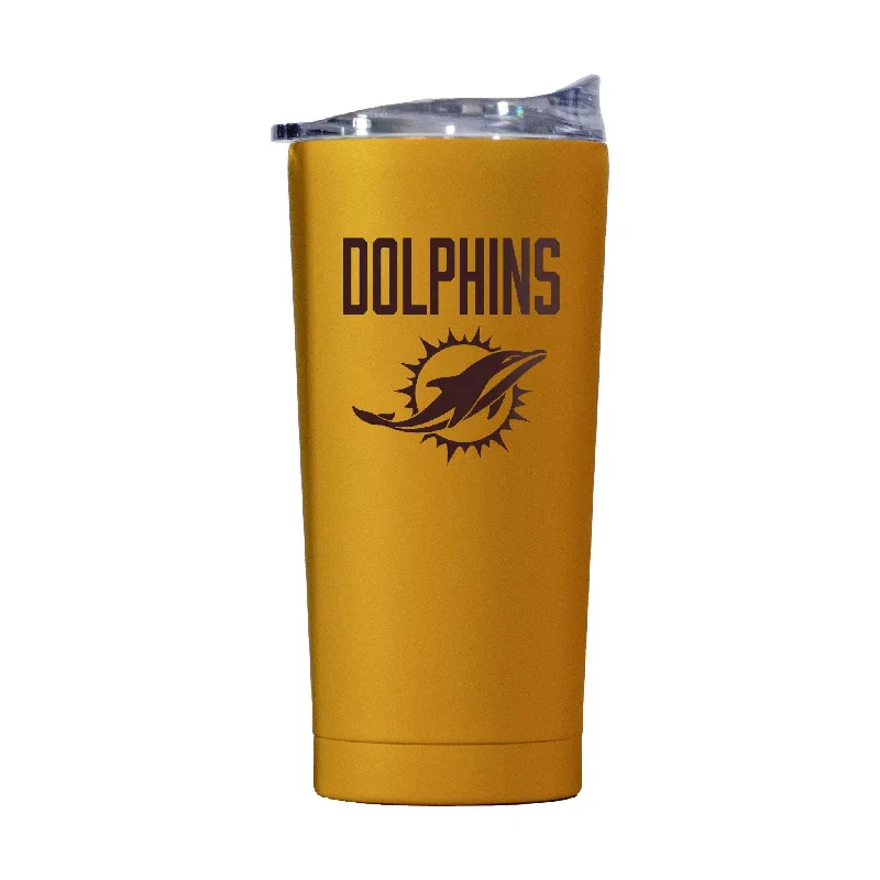 Large Team Mug-Miami Dolphins 20oz Huddle Powder Coat Tumbler