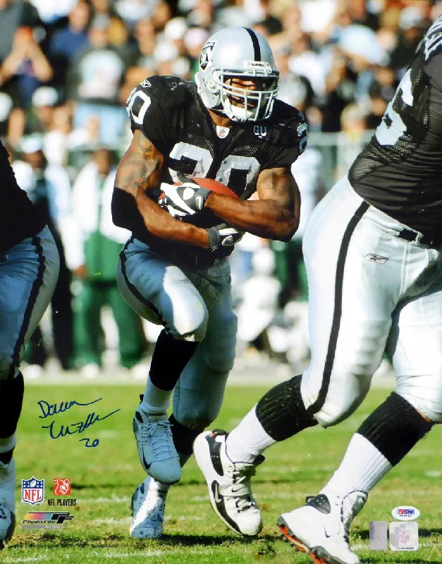 Wireless Communication Football Helmet-Darren McFadden Autographed 16x20 Photo Oakland Raiders PSA/DNA Stock #15155