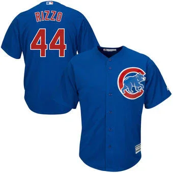 Pullover Baseball Jersey-Anthony Rizzo Chicago Cubs Mens Blue jersey