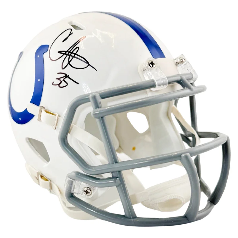 Windproof Football Helmet-Chris Lammons Signed Indianapolis Colts Speed Mini Football Helmet (Beckett)