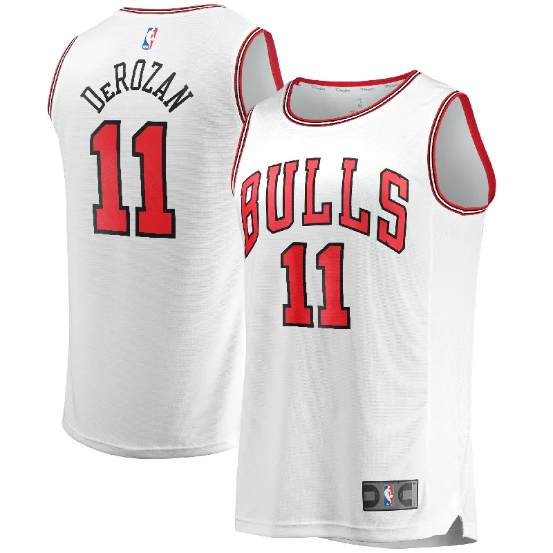 Stitched Basketball Jersey-Demar Derozan Chicago Bulls Branded Youth Fast Break Basketball Jersey White - Association Edition