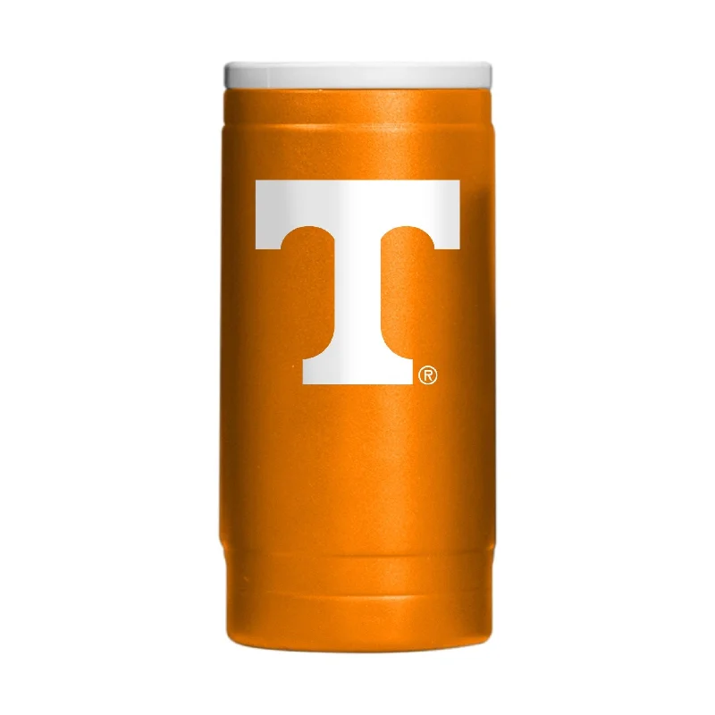 Spill-Proof Team Mug-Tennessee Flipside Powder Coat Slim Can Coolie