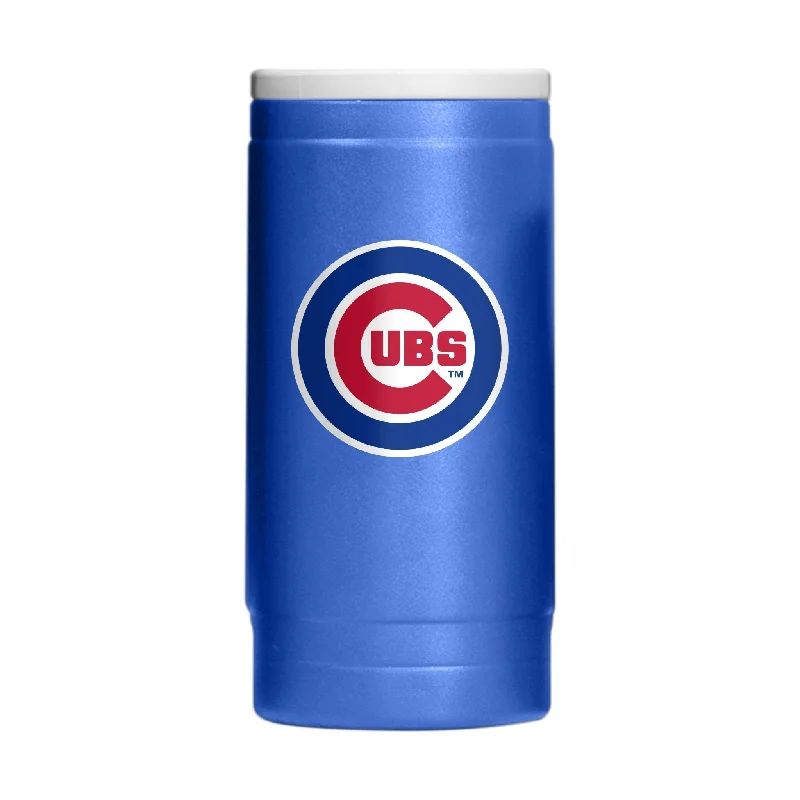 Soccer Team Mug-Chicago Cubs Flipside Powder Coat Slim Can Coolie