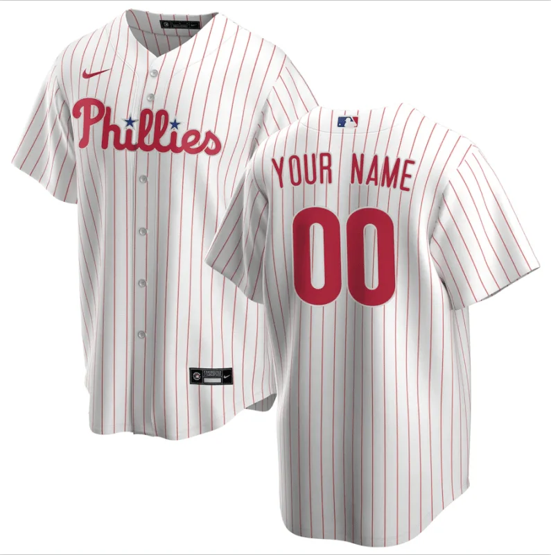 Navy Baseball Jersey-Philadelphia Phillies Jerseys