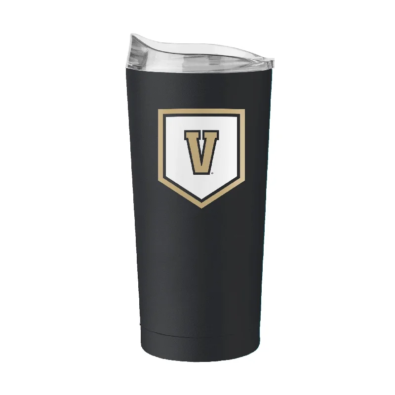 Metallic Team Mug-Vanderbilt 20oz VandyBoys Black Powder Coat Tumbler