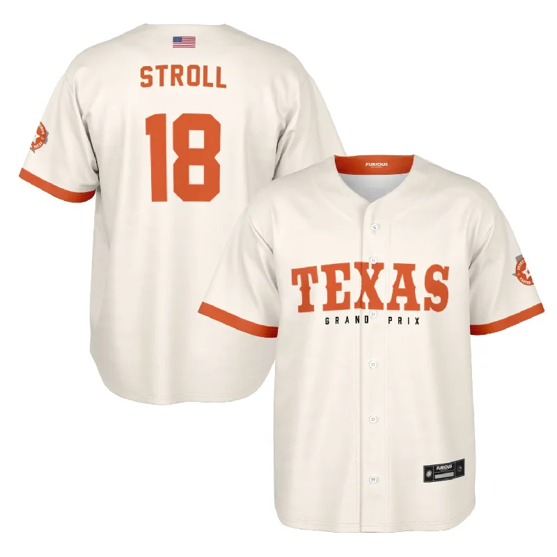 Tie-Dye Baseball Jersey-Stroll - Off-White Texas GP Jersey